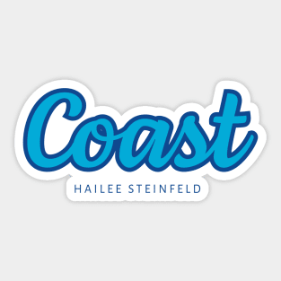 Hailee Steinfeld Coast Sticker